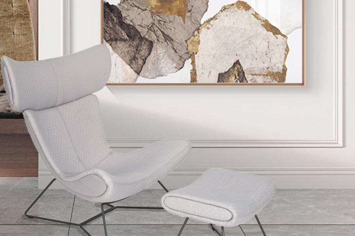 Image for Boss Armchair with foot stool
